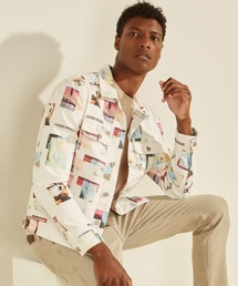 Collage Print Denim Jacket