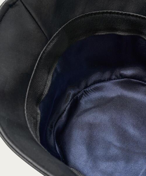 BEAUTY&YOUTH UNITED ARROWS(ビューティーアンドユースユナイテッドアローズ)の「BY フェイクレザー バケットハット(ハット・レディース・マスタード/ブラック・FREE)」の16枚目の写真