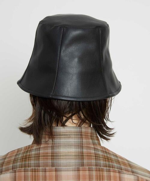 BEAUTY&YOUTH UNITED ARROWS(ビューティーアンドユースユナイテッドアローズ)の「BY フェイクレザー バケットハット(ハット・レディース・マスタード/ブラック・FREE)」の12枚目の写真