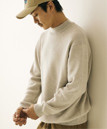 417 EDIFICE | ◆コットンカシミヤ スムースモックネックニット(ニット/セーター)