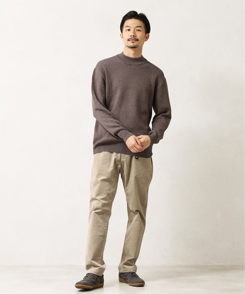 417 EDIFICE（フォーワンセブンエディフィス）の「◆コットンカシミヤ スムースモックネックニット（ニット/セーター・メンズ・ブラック/グレー/ブラウン/グリーン/ブルー/オレンジ・SMALL/MEDIUM/LARGE/X-LARGE）」の20枚目の写真