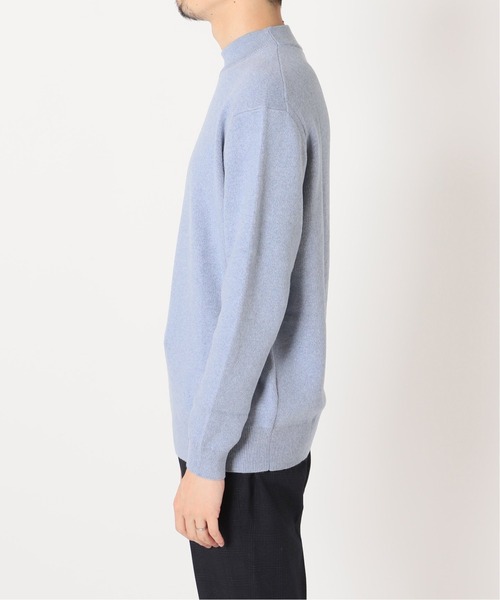 417 EDIFICE（フォーワンセブンエディフィス）の「◆コットンカシミヤ スムースモックネックニット（ニット/セーター・メンズ・ブラック/グレー/ブラウン/グリーン/ブルー/オレンジ・SMALL/MEDIUM/LARGE/X-LARGE）」の21枚目の写真