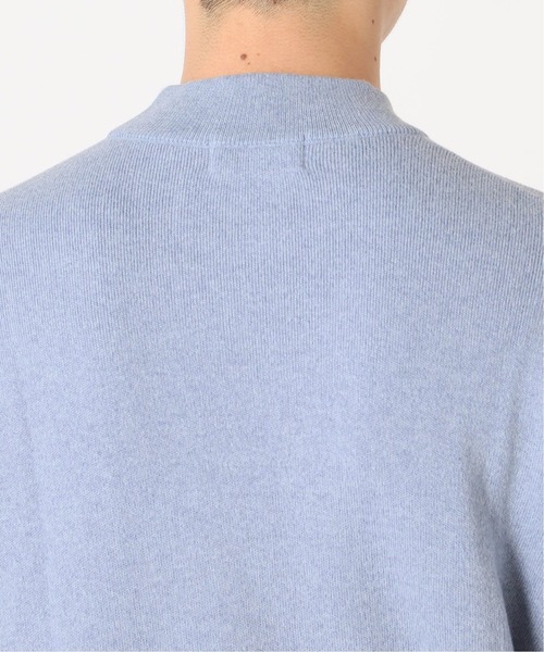 417 EDIFICE（フォーワンセブンエディフィス）の「◆コットンカシミヤ スムースモックネックニット（ニット/セーター・メンズ・ブラック/グレー/ブラウン/グリーン/ブルー/オレンジ・SMALL/MEDIUM/LARGE/X-LARGE）」の18枚目の写真