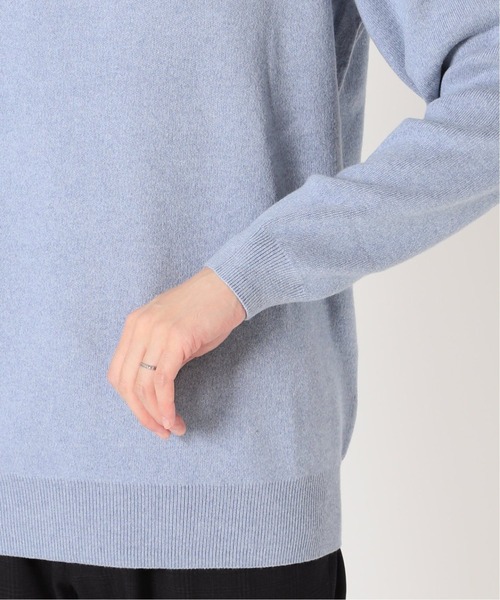 417 EDIFICE（フォーワンセブンエディフィス）の「◆コットンカシミヤ スムースモックネックニット（ニット/セーター・メンズ・ブラック/グレー/ブラウン/グリーン/ブルー/オレンジ・SMALL/MEDIUM/LARGE/X-LARGE）」の13枚目の写真