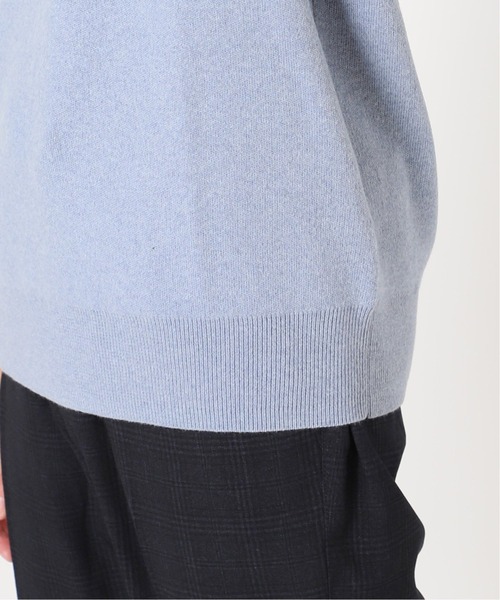 417 EDIFICE（フォーワンセブンエディフィス）の「◆コットンカシミヤ スムースモックネックニット（ニット/セーター・メンズ・ブラック/グレー/ブラウン/グリーン/ブルー/オレンジ・SMALL/MEDIUM/LARGE/X-LARGE）」の16枚目の写真