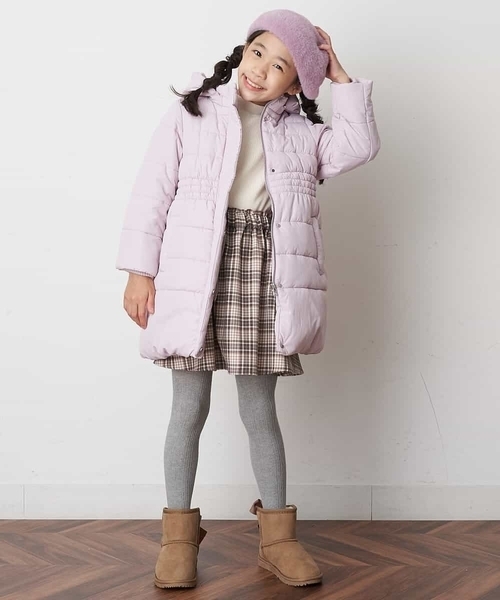 a.v.v（アーヴェヴェ）の「[KIDS]シャギーベレー（ハンチング/ベレー帽・キッズ・ピンク/アイボリー・54）」の19枚目の写真