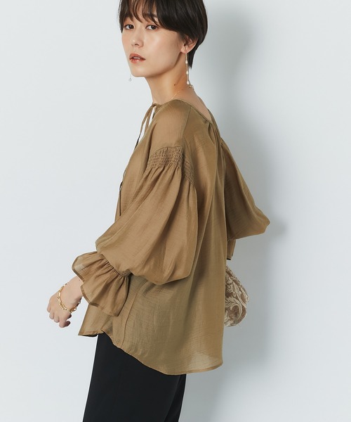 un dix cors（アンディコール）の「今季注目 ラインパールピアス（ピアス（両耳用）・レディース・ゴールド・FREE）」の6枚目の写真