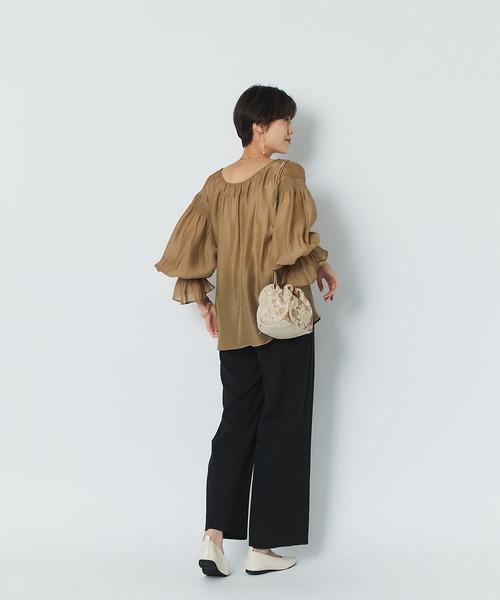 un dix cors（アンディコール）の「今季注目 ラインパールピアス（ピアス（両耳用）・レディース・ゴールド・FREE）」の3枚目の写真