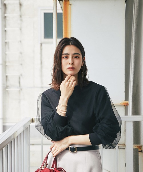 un dix cors（アンディコール）の「今季注目 ラインパールピアス（ピアス（両耳用）・レディース・ゴールド・FREE）」の9枚目の写真