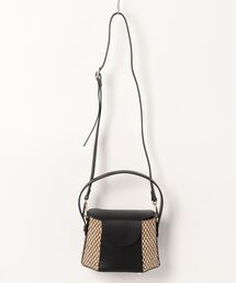 NOMBRE IMPAIR | マルコビアンキーニ　ラフィア×レザーコンビBAG(ショルダーバッグ)