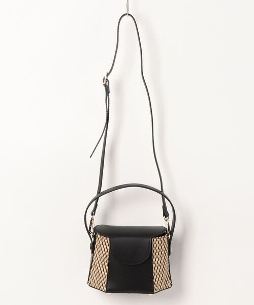 NOMBRE IMPAIR(ノンブルアンペール)の「マルコビアンキーニ ラフィア×レザーコンビBAG(ショルダーバッグ・レディース・ブラック/ブラウン・FREE)」の16枚目の写真