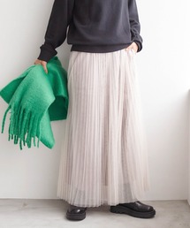 Chaco closet | チュールプリーツレイヤードシアースカート(スカート)