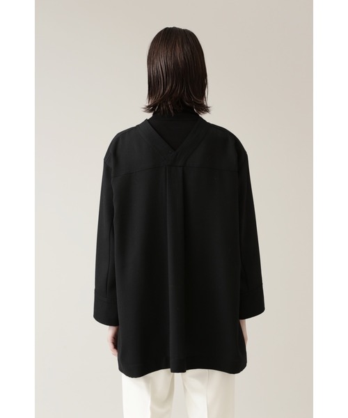 BOSCH（ボッシュ）の「◆Vネックレイヤードブラウス（シャツ/ブラウス・レディース・ブラウン/ブラック・38）」の3枚目の写真