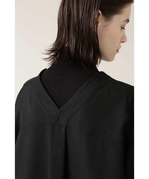 BOSCH（ボッシュ）の「◆Vネックレイヤードブラウス（シャツ/ブラウス・レディース・ブラウン/ブラック・38）」の8枚目の写真