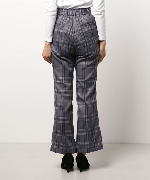 Heather(ヘザー)の「スリムフィットガラフレアパンツ2 228814(スラックス・レディース・グレー系その他/ブルー系その他/レッド系その他・S/M/XS)」の12枚目の写真