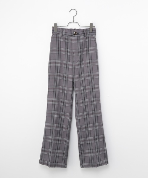 Heather(ヘザー)の「スリムフィットガラフレアパンツ2 228814(スラックス・レディース・グレー系その他/ブルー系その他/レッド系その他・S/M/XS)」の10枚目の写真