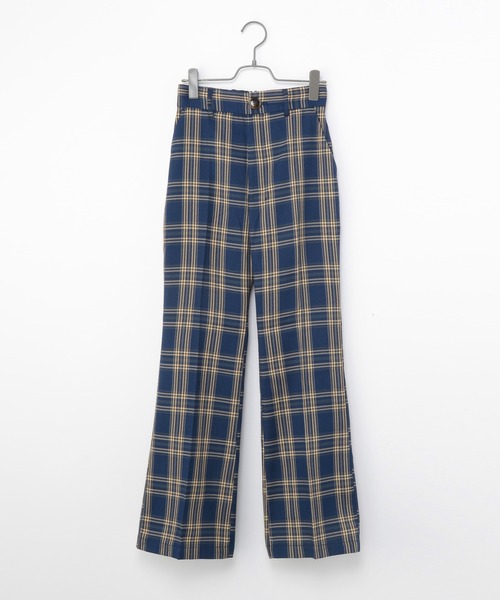 Heather(ヘザー)の「スリムフィットガラフレアパンツ2 228814(スラックス・レディース・グレー系その他/ブルー系その他/レッド系その他・S/M/XS)」の13枚目の写真