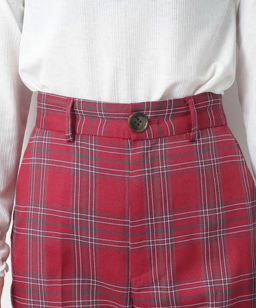 Heather(ヘザー)の「スリムフィットガラフレアパンツ2 228814(スラックス・レディース・グレー系その他/ブルー系その他/レッド系その他・S/M/XS)」の5枚目の写真