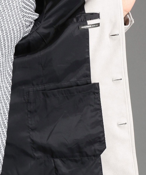 HIDEAWAYS NICOLE（ハイダウェイニコル）の「ポンチスウェードスタンドコート（その他アウター・メンズ・ブラック/ネイビー/シルバーグレー・MEDIUM/X-LARGE/LARGE）」の5枚目の写真