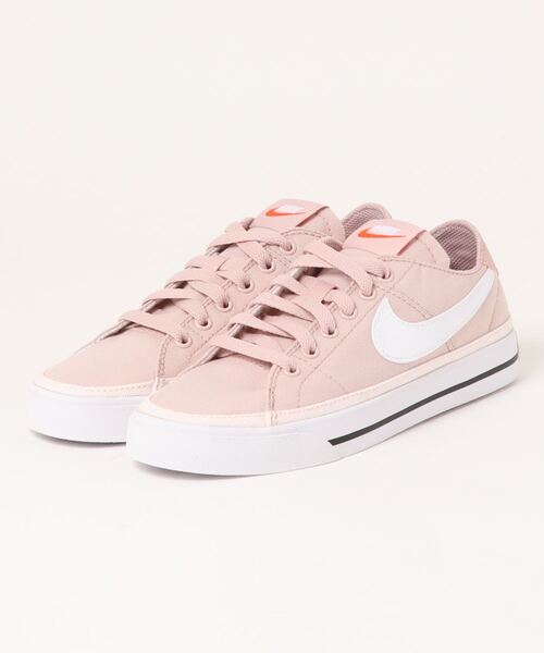 NIKE(ナイキ)の「《NIKE》WSコートレガシーキャンバス(スニーカー・レディース・ブラック/ホワイト/ベージュ系その他/ピンク/ピンク系その他/ホワイト×レッド/ホワイト系その他2/ホワイト系その他3/ブラウン系その他/ホワイト系その他4・24.5cm/24.0cm/23.5cm/23.0cm/25.0cm/22.5cm/26.5cm/26.0cm/27.0cm/25.5cm/27.5cm/28.0cm)」の10枚目の写真