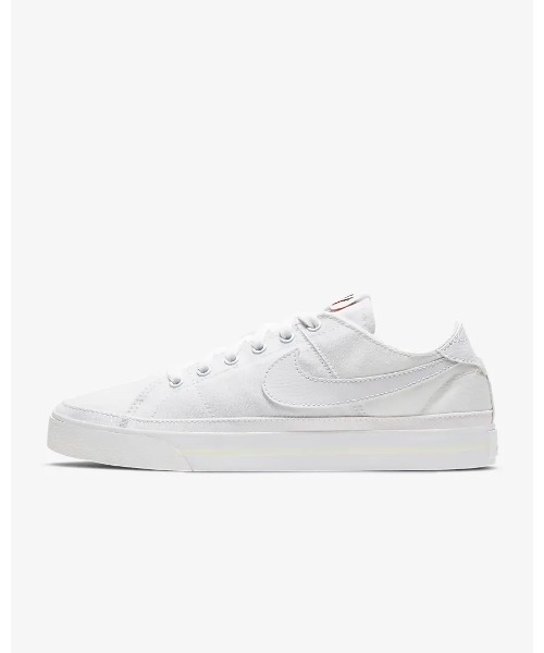 NIKE(ナイキ)の「《NIKE》WSコートレガシーキャンバス(スニーカー・レディース・ブラック/ホワイト/ベージュ系その他/ピンク/ピンク系その他/ホワイト×レッド/ホワイト系その他2/ホワイト系その他3/ブラウン系その他/ホワイト系その他4・24.5cm/24.0cm/23.5cm/23.0cm/25.0cm/22.5cm/26.5cm/26.0cm/27.0cm/25.5cm/27.5cm/28.0cm)」の13枚目の写真
