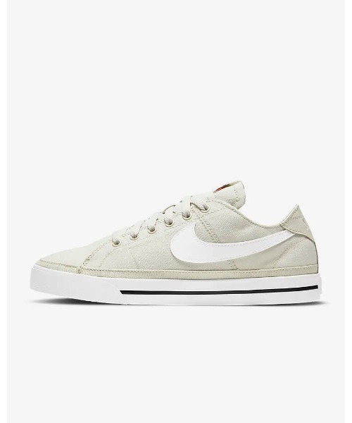 NIKE(ナイキ)の「《NIKE》WSコートレガシーキャンバス(スニーカー・レディース・ブラック/ホワイト/ベージュ系その他/ピンク/ピンク系その他/ホワイト×レッド/ホワイト系その他2/ホワイト系その他3/ブラウン系その他/ホワイト系その他4・24.5cm/24.0cm/23.5cm/23.0cm/25.0cm/22.5cm/26.5cm/26.0cm/27.0cm/25.5cm/27.5cm/28.0cm)」の15枚目の写真