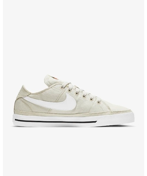 NIKE(ナイキ)の「《NIKE》WSコートレガシーキャンバス(スニーカー・レディース・ブラック/ホワイト/ベージュ系その他/ピンク/ピンク系その他/ホワイト×レッド/ホワイト系その他2/ホワイト系その他3/ブラウン系その他/ホワイト系その他4・24.5cm/24.0cm/23.5cm/23.0cm/25.0cm/22.5cm/26.5cm/26.0cm/27.0cm/25.5cm/27.5cm/28.0cm)」の16枚目の写真