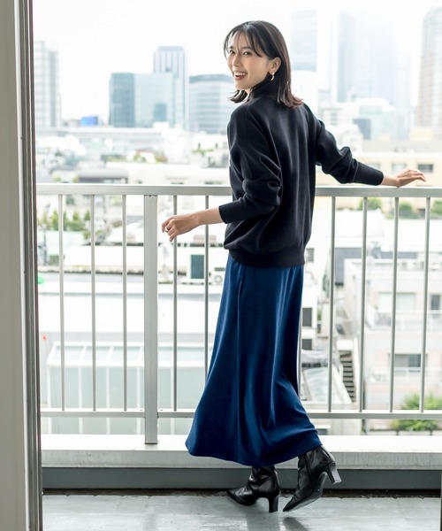 RIVE DROITE（リヴドロワ）の「気軽に遊び心を取り入れたい　H.V.N.Pロゴニット（ニット/セーター・レディース・ブラック/ブラウン・FREE）」の15枚目の写真