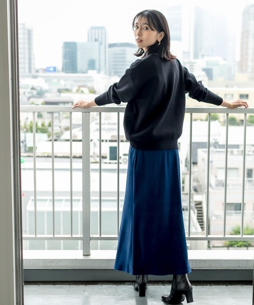 RIVE DROITE（リヴドロワ）の「気軽に遊び心を取り入れたい　H.V.N.Pロゴニット（ニット/セーター・レディース・ブラック/ブラウン・FREE）」の3枚目の写真