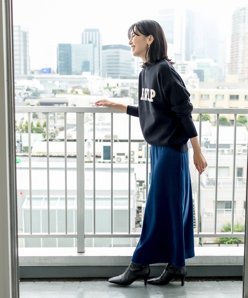 RIVE DROITE（リヴドロワ）の「気軽に遊び心を取り入れたい　H.V.N.Pロゴニット（ニット/セーター・レディース・ブラック/ブラウン・FREE）」の10枚目の写真