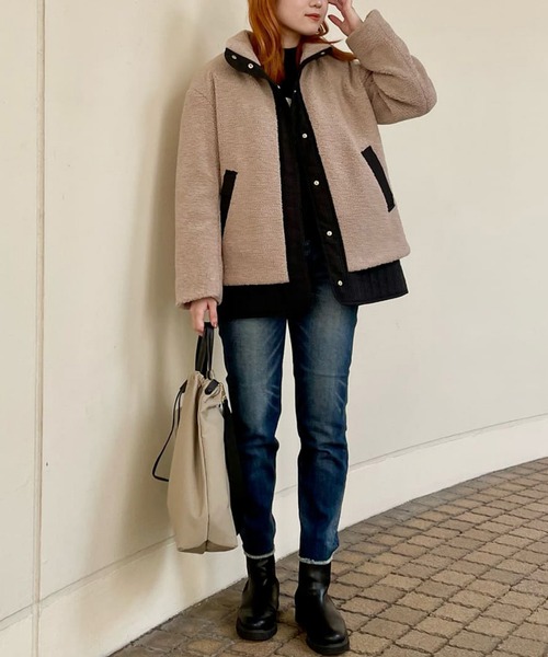 RIVE DROITE（リヴドロワ）の「気軽に遊び心を取り入れたい　H.V.N.Pロゴニット（ニット/セーター・レディース・ブラック/ブラウン・FREE）」の21枚目の写真