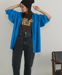 Auntie Rosa Holiday | モヘアライクカラーVネックカーディガン(カーディガン/ボレロ)