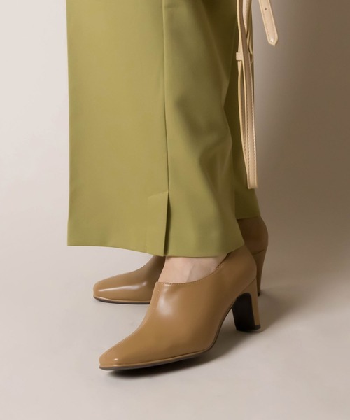 ブーツ Randa ランダ のブーツ ソフト平ヒールスクエアトゥブーティ Pt を購入できます Randa シューズ ソフト平ヒールスクエアトゥブーティ ブーツ Randa ランダ のファッション 最低制限価格の