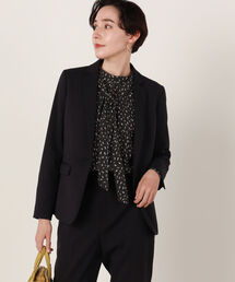 ウォッシャブルウール調テーラージャケット