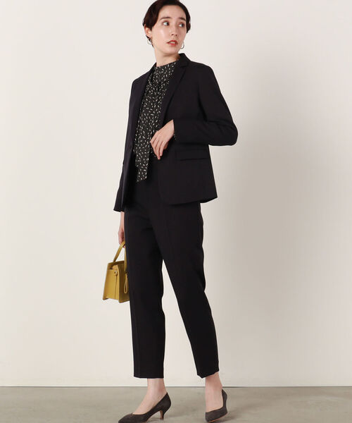 NOLLEY’S Sophi（ノーリーズソフィ）の「ウォッシャブルウール調テーラージャケット（テーラードジャケット・レディース・ネイビー/ブラック・40/38/36）」の3枚目の写真