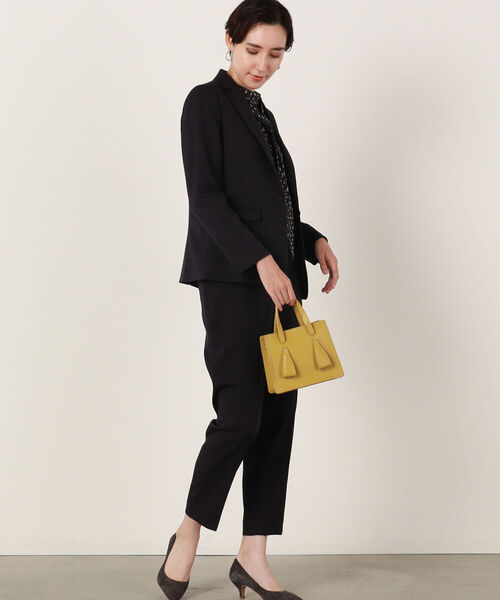 NOLLEY’S Sophi（ノーリーズソフィ）の「ウォッシャブルウール調テーラージャケット（テーラードジャケット・レディース・ネイビー/ブラック・40/38/36）」の4枚目の写真