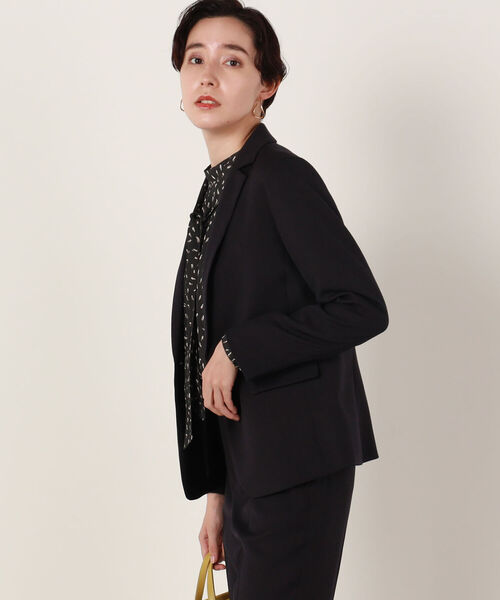 NOLLEY’S Sophi（ノーリーズソフィ）の「ウォッシャブルウール調テーラージャケット（テーラードジャケット・レディース・ネイビー/ブラック・40/38/36）」の7枚目の写真