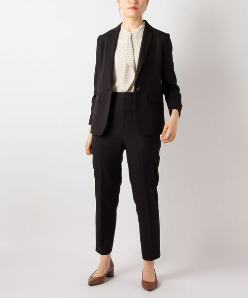 NOLLEY’S Sophi（ノーリーズソフィ）の「ウォッシャブルウール調テーラージャケット（テーラードジャケット・レディース・ネイビー/ブラック・40/38/36）」の9枚目の写真