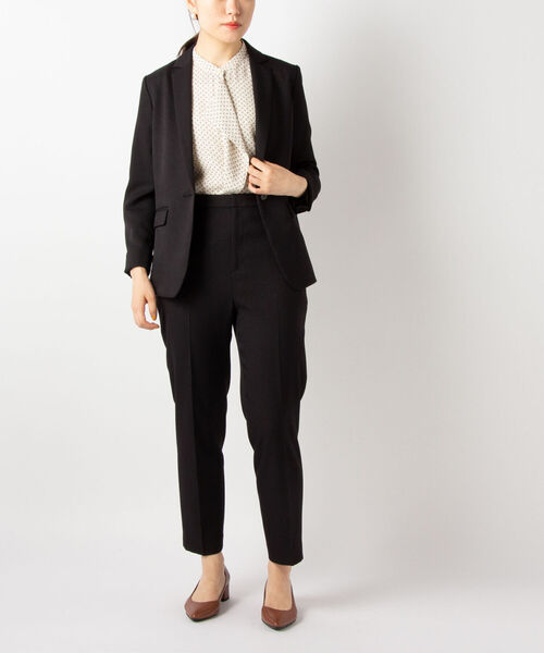 NOLLEY’S Sophi（ノーリーズソフィ）の「ウォッシャブルウール調テーラージャケット（テーラードジャケット・レディース・ネイビー/ブラック・40/38/36）」の10枚目の写真