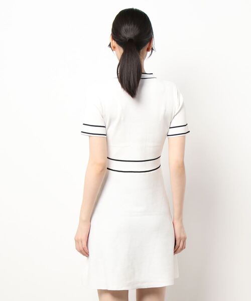 Narcissus(ナルシス)の「【Narcissus WEBSTORE 限定商品】ラインニットワンピース(ワンピース・レディース・ホワイト/ブラック・FREE)」の15枚目の写真