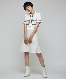 【Narcissus WEBSTORE 限定商品】ラインニットワンピース