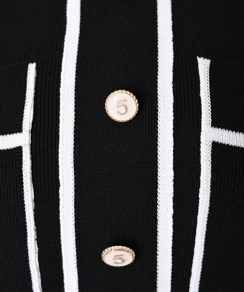 Narcissus(ナルシス)の「【Narcissus WEBSTORE 限定商品】ラインニットワンピース(ワンピース・レディース・ホワイト/ブラック・FREE)」の12枚目の写真