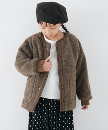 キッズ リバーシブルキルティングボアジャケット