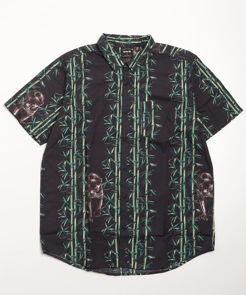 Hurley （ハーレー）の「M ORGANIC WEDGE SS / オーガニックコットン半袖シャツ（シャツ/ブラウス・メンズ・ベージュ系その他/ブラック系その他/ダークグリーン/レッド系その他/マルチ/グリーン系その他・SMALL/MEDIUM/LARGE/X-LARGE）」の5枚目の写真