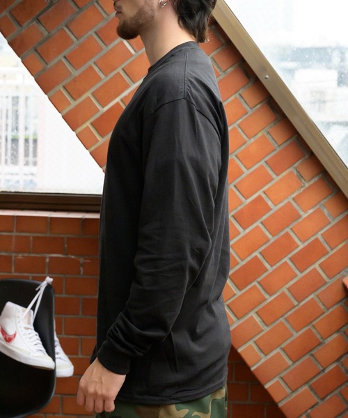 HANES（ヘインズ）の「Hanes BEEFY-TロンT（Tシャツ/カットソー・メンズ・ブラック/チャコール/ホワイト・SMALL/MEDIUM/X-LARGE/LARGE）」の13枚目の写真