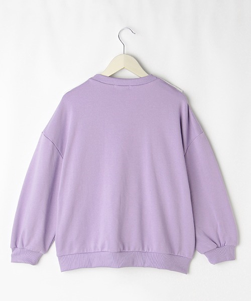 by LOVEiT(バイラビット)の「2WAYカレッジトレーナー(スウェット・キッズ・グレー/ラベンダー/チャコール/グリーン・140cm/150cm/160cm/120cm/130cm)」の6枚目の写真