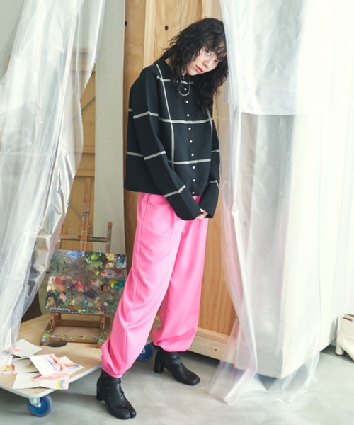 VACANCY(ヴァカンシー)の「コクーンスラックスパンツ(その他パンツ・レディース・イエロー/ピンク/ブラック・SMALL/MEDIUM/TALL/MEDIUM)」の21枚目の写真