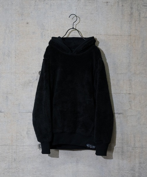 JOHN'S CLOSET（ジョンズクローゼット）の「【40G】リバーシブルボアパーカー（パーカー・メンズ・チャコールグレー/ブラック/杢グレー/グリーン系その他/グレイッシュベージュ・MEDIUM/LARGE）」の2枚目の写真