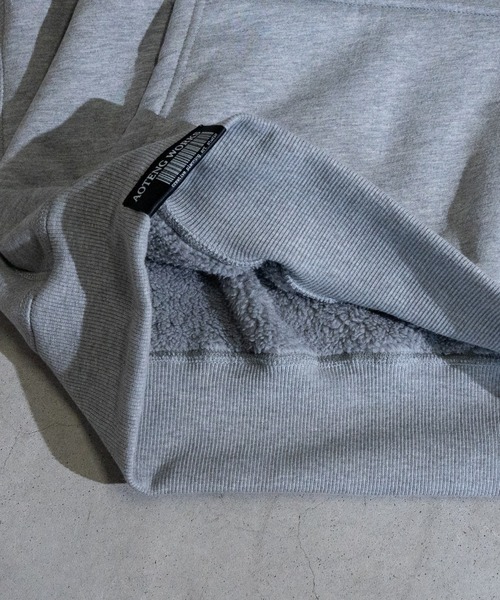 JOHN'S CLOSET（ジョンズクローゼット）の「【40G】リバーシブルボアパーカー（パーカー・メンズ・チャコールグレー/ブラック/杢グレー/グリーン系その他/グレイッシュベージュ・MEDIUM/LARGE）」の16枚目の写真