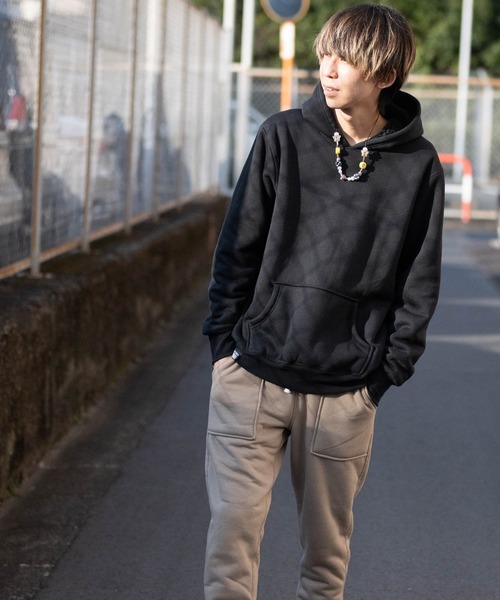 JOHN'S CLOSET（ジョンズクローゼット）の「【40G】リバーシブルボアパーカー（パーカー・メンズ・チャコールグレー/ブラック/杢グレー/グリーン系その他/グレイッシュベージュ・MEDIUM/LARGE）」の7枚目の写真